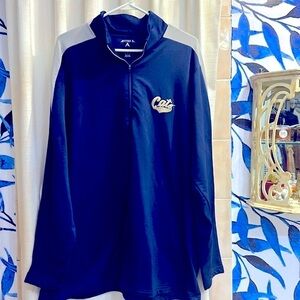 Antigua Polyester & Spandex Mississippi State Cats Long Sleeve 1/2 Zip Pullover